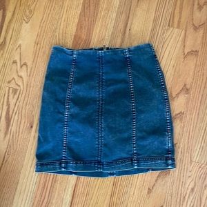 Free People size 6 mini skirt faded
